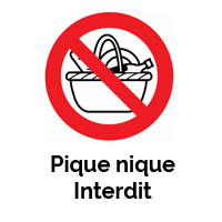 Pique-nique interdit